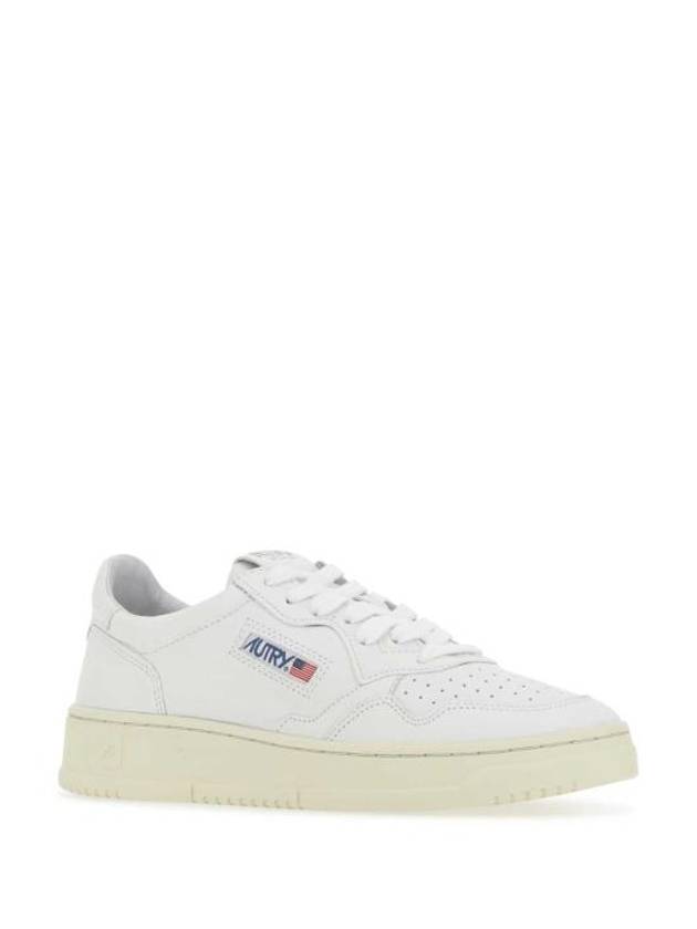 Medalist Goatskin Low Top Sneakers White - AUTRY - BALAAN 3