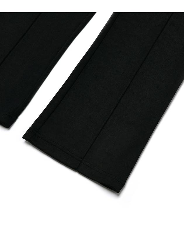 Flared Cotton Track Pants Black - ROLLING STUDIOS - BALAAN 5
