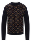 GG Logo Knit Top Blue - GUCCI - BALAAN 2