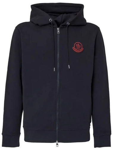 12th Anniversary Genius Logo Hooded Zip Up 8G733 00 809JY 778 - MONCLER - BALAAN 1