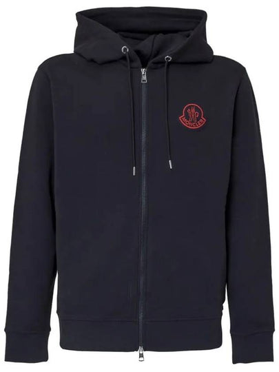 Genius Logo Hooded Zip Up Navy 8G733 00 809JY 778 - MONCLER - BALAAN 2