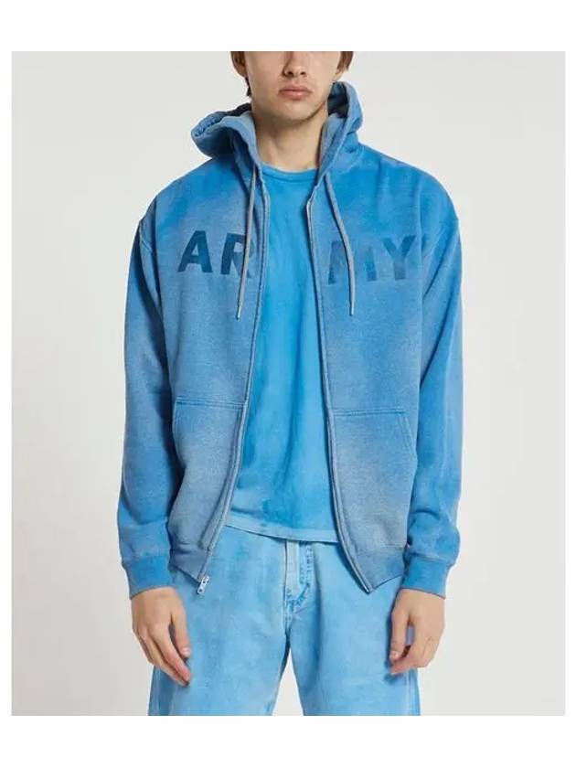 NOT SO NORMAL M AMI ARMY ZIP UP HOODIE CERULEAN - DO NOT PLAN - BALAAN 1