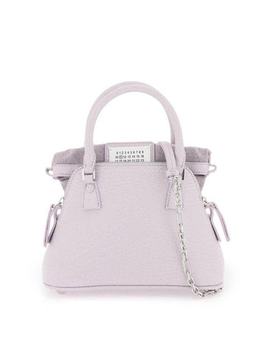 5AC Classique Micro Tote Bag Purple - MAISON MARGIELA - BALAAN 1