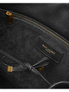 Bea Grained Leather Tote Bag Black - SAINT LAURENT - BALAAN 11