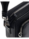 Re-Nylon Brushed Leather Shoulder Bag Black - PRADA - BALAAN 8