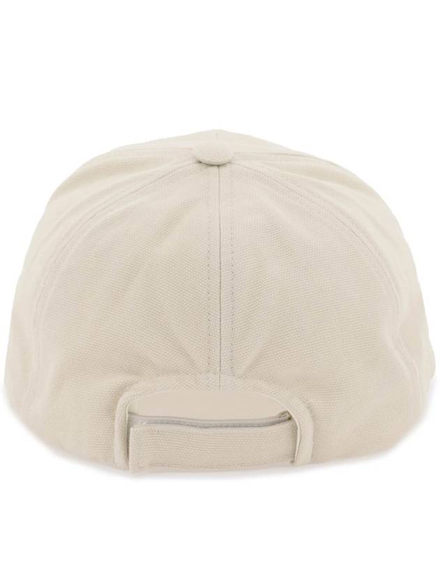 Tyron Logo Cotton Ball Cap Ecru Pink - ISABEL MARANT - BALAAN 4