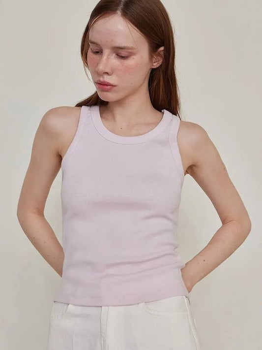 Elodie ribbed sleeveless pink - LESEIZIEME - BALAAN 2