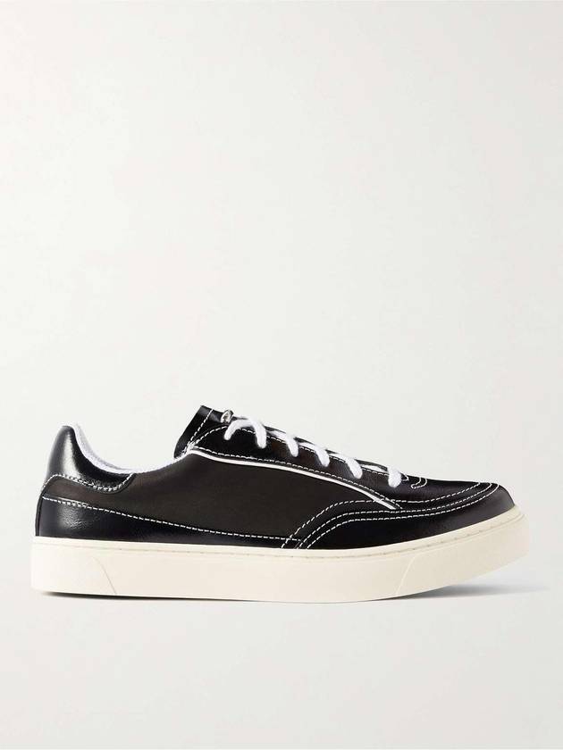 Skimmer Leather Low Top Sneakers Black - OUR LEGACY - BALAAN 1