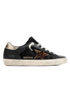 Superstar Leopard Star Low Top Sneakers Gold Black - GOLDEN GOOSE - BALAAN 1