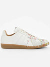 Men's Replica German Army Paint Low Top Sneakers White - MAISON MARGIELA - BALAAN 3