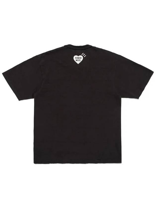 Graphic short sleeve t shirt black HM28TE007 - HUMAN MADE - BALAAN 3