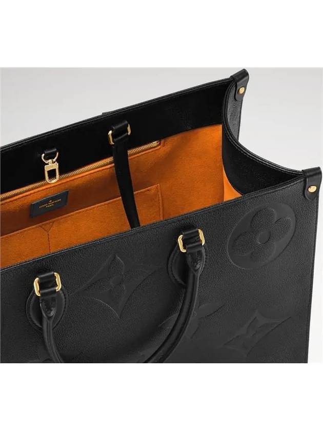 OnTheGo Monogram Empreinte Leather Tote Bag Black - LOUIS VUITTON - BALAAN 6