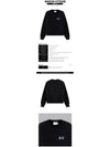 KW00308KM0001 BK Double Monochrome Fox Women's Sweatshirt Black - MAISON KITSUNE - BALAAN 2