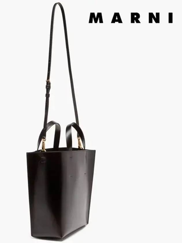 Museo Small Tote Bag Black - MARNI - BALAAN 7