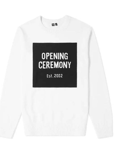 11th Anniversary Box Logo Crew Neck Knit SS19KDN12470 1100 - OPENING CEREMONY - BALAAN 2