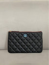 Small Classic Pouch Grained Calfskin & Gold Black - CHANEL - BALAAN 3