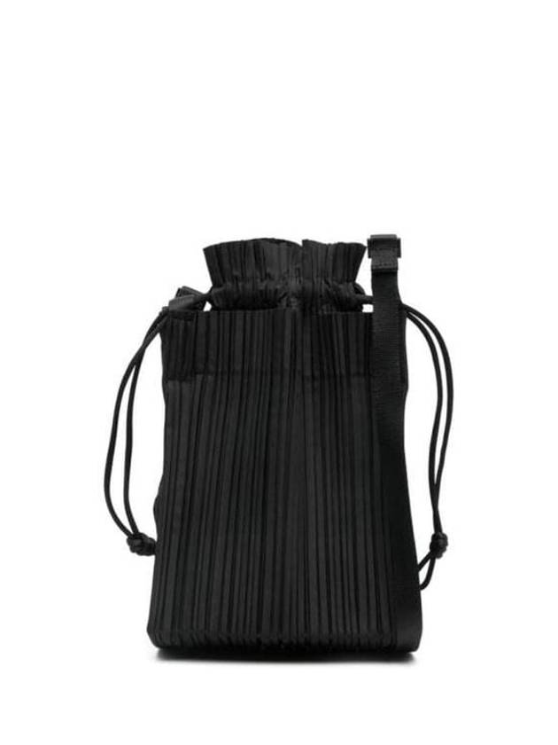 Square Pleats Bucket Bag Black - ISSEY MIYAKE - BALAAN 2