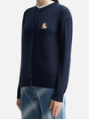 Chillax Fox Round Neck Cardigan Navy Women s - MAISON KITSUNE - BALAAN 6