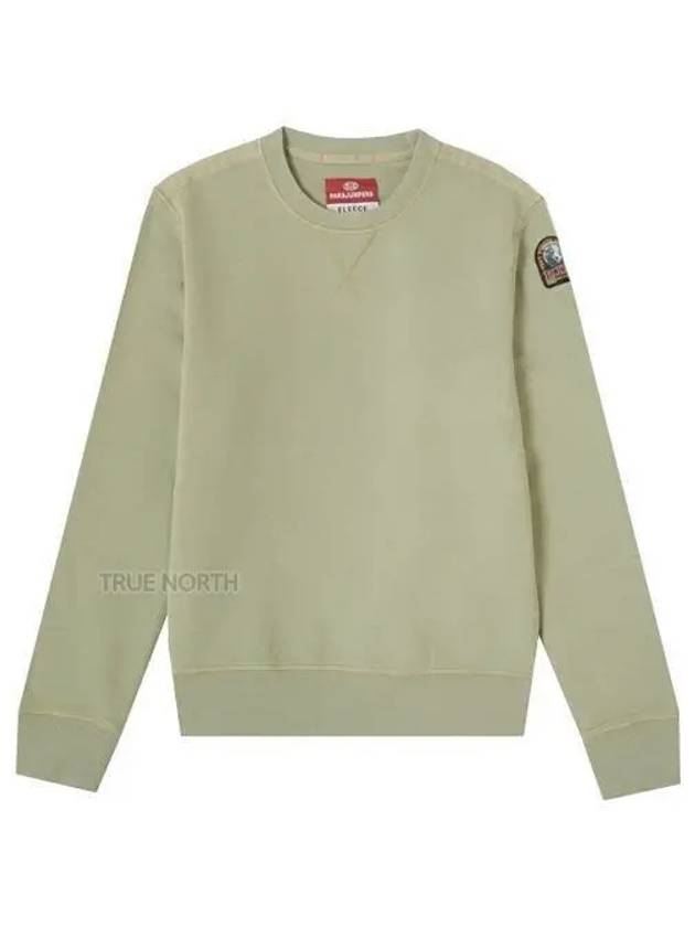 Men s PMFLEBF01 567 Caleb Basic Logo Patch Sweatshirt Khaki Beige 1060794 - PARAJUMPERS - BALAAN 1