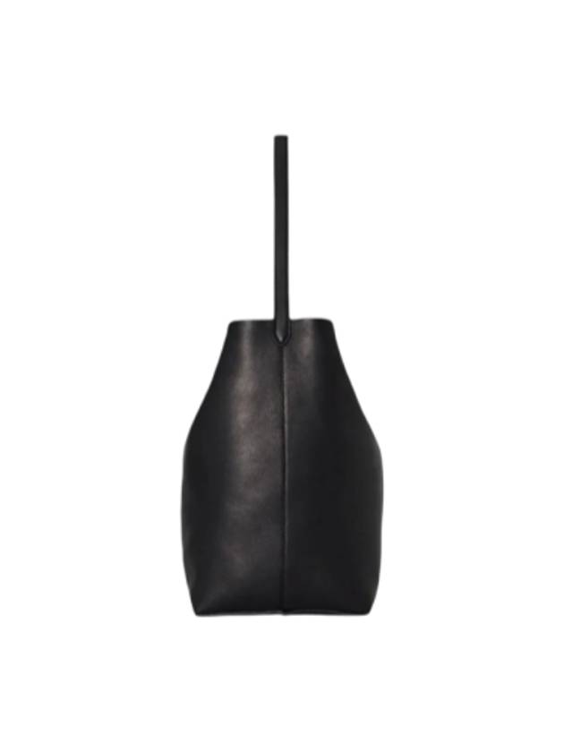 Medium N S Park Leather Tote Bag Black - THE ROW - BALAAN 3