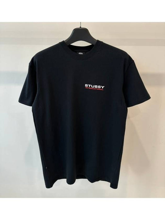 International Short Sleeve T-Shirt Black - STUSSY - BALAAN 2