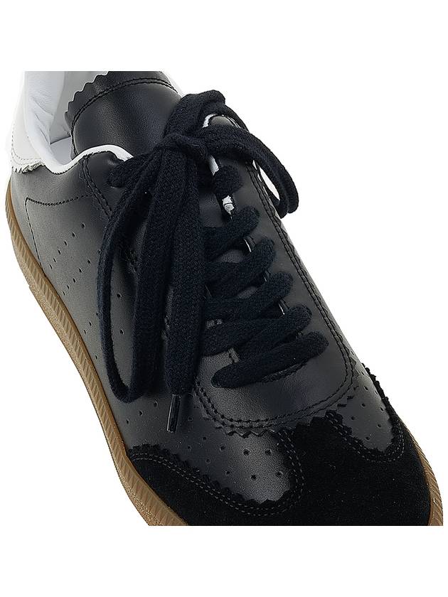 Bryce Logo Tab Low Top Sneakers Black - ISABEL MARANT - BALAAN 9