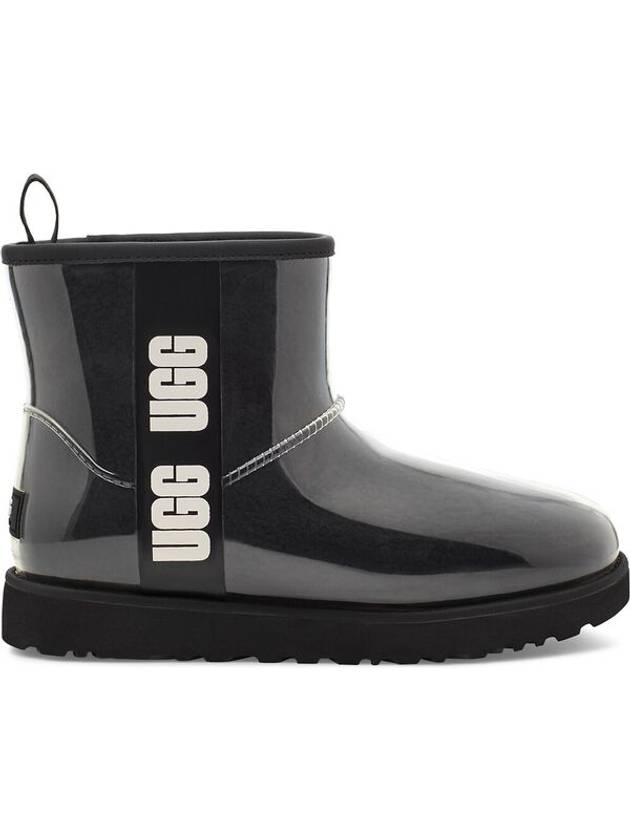 Women's Classic Clear Mini Rain Boots Black - UGG - BALAAN 2