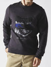 Big Fox Embroidery Regular Sweatshirt Anthracite - MAISON KITSUNE - BALAAN 5