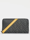 FF monogram full zip leather long wallet Greece - FENDI - BALAAN 3