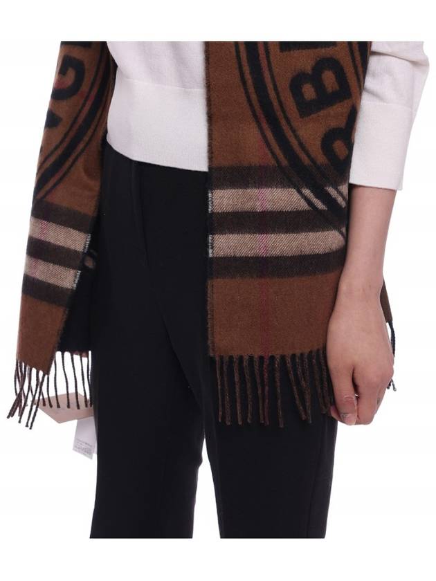 cashmere print scarf - BURBERRY - BALAAN 6