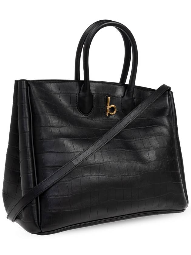 Burberry 'Rocking Medium' Shopper Bag, Women's, Black - BURBERRY - BALAAN 4