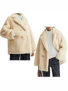 Slater Reversible Shearling Coat Beige - LORO PIANA - BALAAN 2