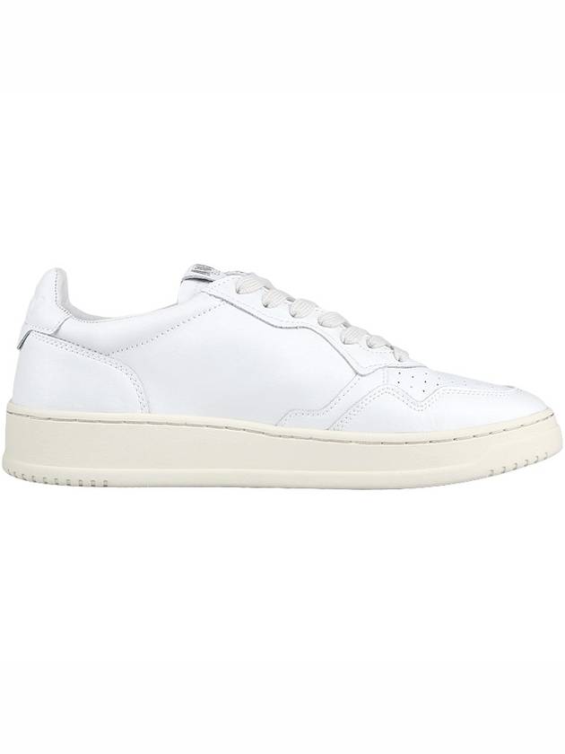 Medalist Leather Low Top Sneakers White - AUTRY - BALAAN 5