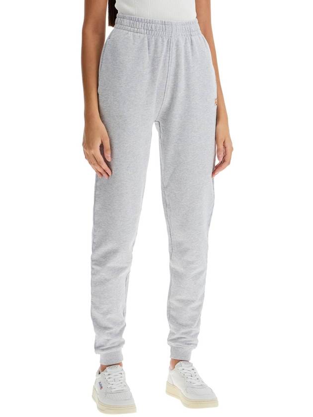 Fox Applique Track Pants Grey - MAISON KITSUNE - BALAAN 3