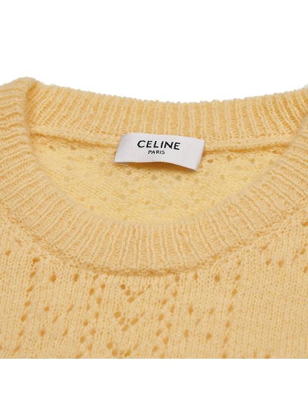 Pullover 2ADIH907Z 11JA YELLOW - CELINE - BALAAN 5