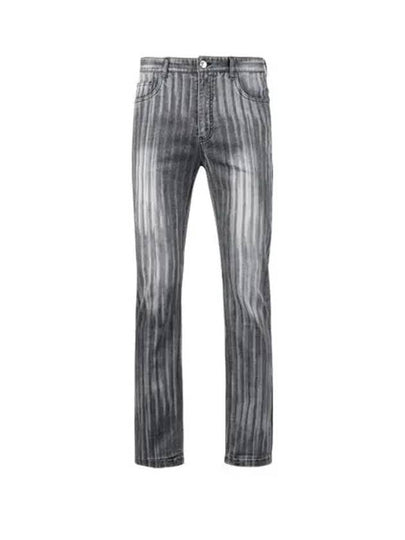 design striped washed spandex jeans JB4S501 - LUX GOLF - BALAAN 2