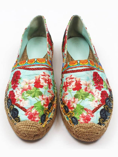 Flower pattern espadrille slip on loafers size 37 - DOLCE&GABBANA - BALAAN 2