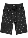 All Over Pony Pajama Shorts Black - POLO RALPH LAUREN - BALAAN 1