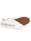 Icon Stripe Logo Print Junior Low Top Sneakers - BURBERRY - BALAAN 2