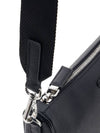 Triangle Logo Saffiano Leather Cross Bag Black - PRADA - BALAAN 9