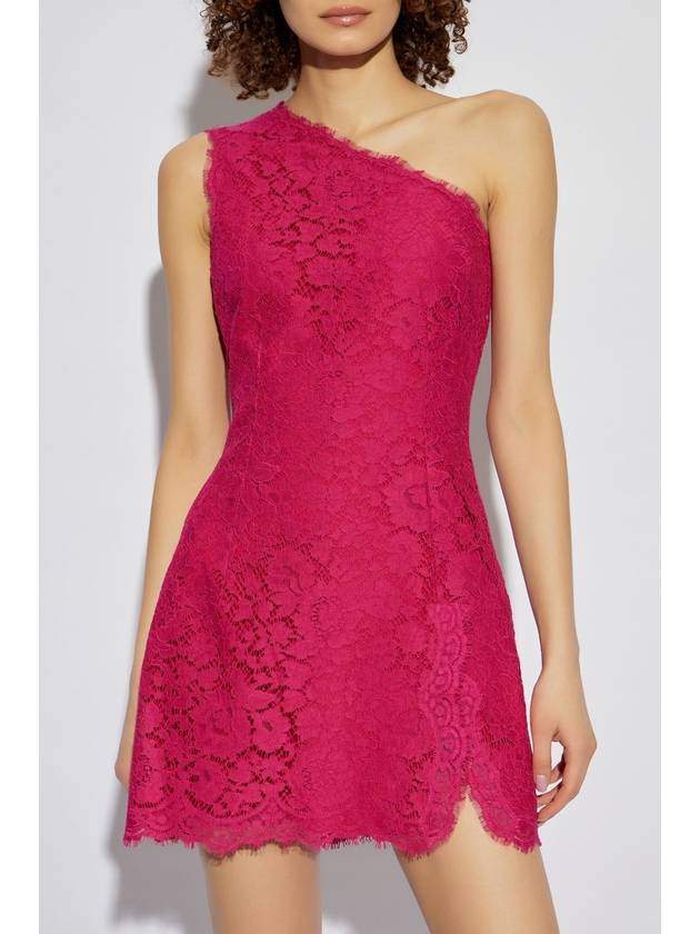 Dolce & Gabbana Lace Dress With Off-the-shoulder Design, Women's, Pink - DOLCE&GABBANA - BALAAN 3