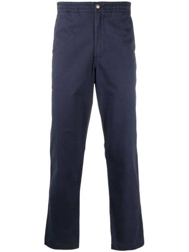 Cotton Straight Pants Blue - POLO RALPH LAUREN - BALAAN 2