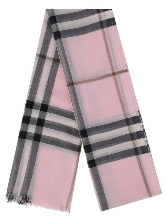 Giant Check Wool Silk Blend Scarf 8078781B1017 B0710971944 - BURBERRY - BALAAN 2