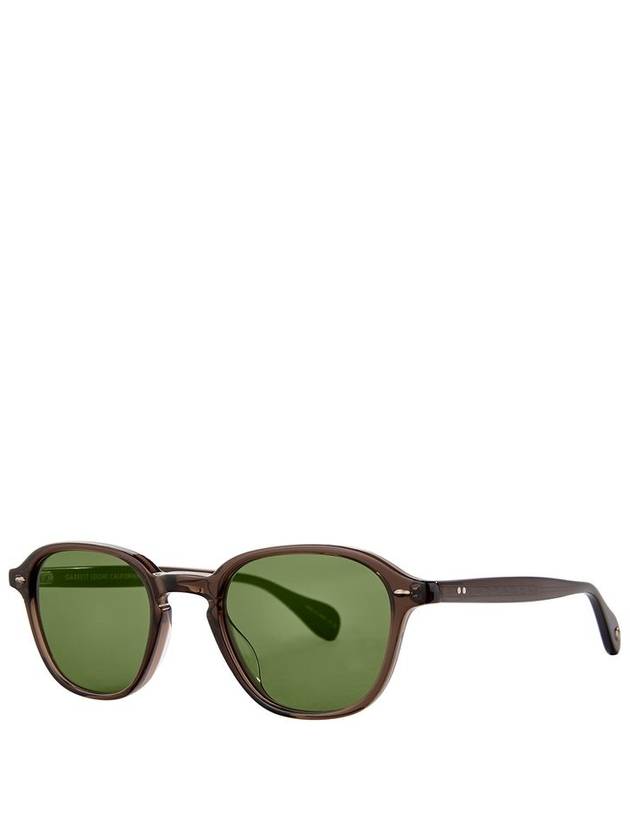 Garrett Leight GILBERT SUN Espresso/Pure Green - GARRETT LEIGHT - BALAAN 2