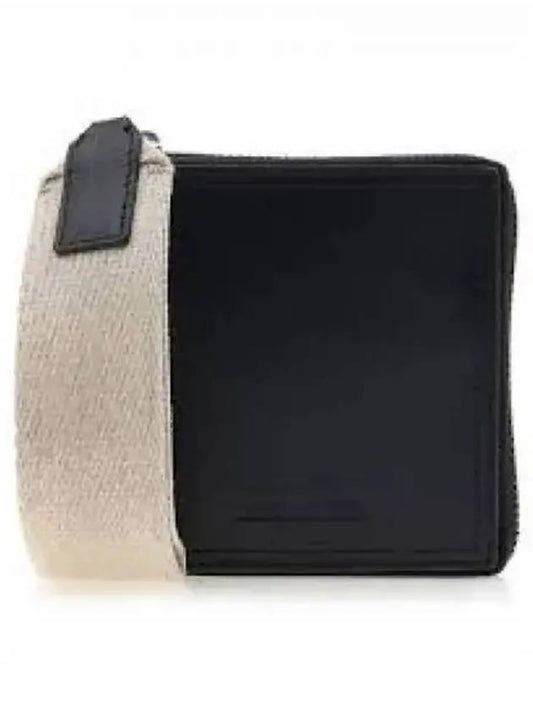 Le Carre Rond Geometric Christre Half Wallet Black - JACQUEMUS - BALAAN 2