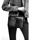 Roux Quilted Cross Bag Black - SAINT LAURENT - BALAAN 6