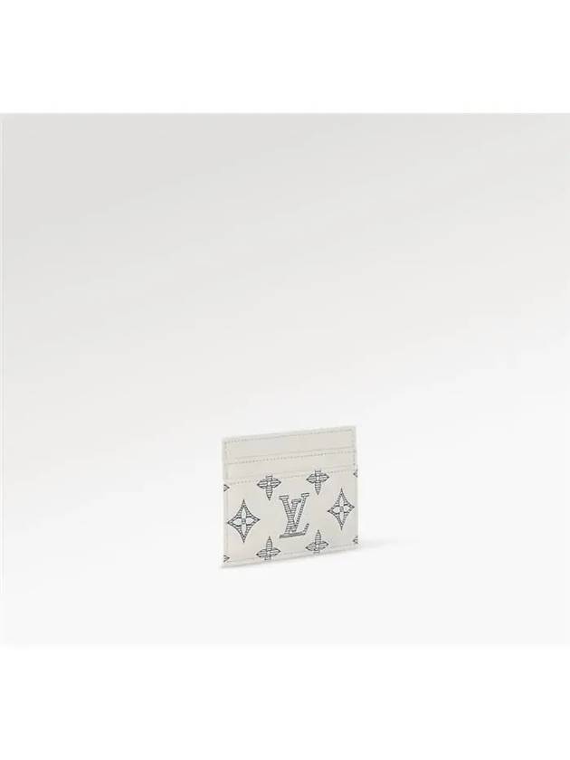 Double Card Wallet White - LOUIS VUITTON - BALAAN 3