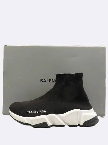 587280 Black Speedrunner High Top Women s Sock Sneakers 35 - BALENCIAGA - BALAAN 1