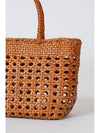 Cannage Kanpur Basket Tote Bag Tan Brown - DRAGON DIFFUSION - BALAAN 4