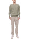 Garment-Dyed Leisure Fit Straight Pants Beige - BRUNELLO CUCINELLI - BALAAN 4